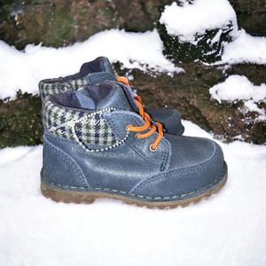Ugg Australia Orin Wool Boot Navy Blue Little Boy’s Size 8 NEW